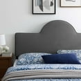 thumbnail image 5 of Dawn Full/Queen Performance Velvet Headboard - Charcoal, 5 of 6