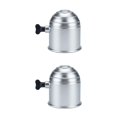 thumbnail image 2 of Justharion Durable Plastic Tow Ball Caps Soft Trailer Ball Cover for RV Blue Silver 2Set, 2 of 6
