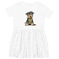 thumbnail image 3 of Inktastic Little Gent Yorkie Girls Toddler Dress, 3 of 5