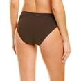 thumbnail image 2 of SHAN womens  Regular Cut Bikini Bottom, 14, Brown, 2 of 3