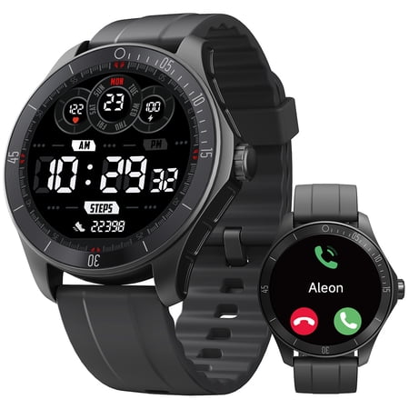 TOOBUR Smart Watch for Men, Answer/Make Calls, 1.38'' Touchscreen, 44mm Sports Smartwatch, IP68 Waterproof Fitness Tracker, Compatible Android iOS