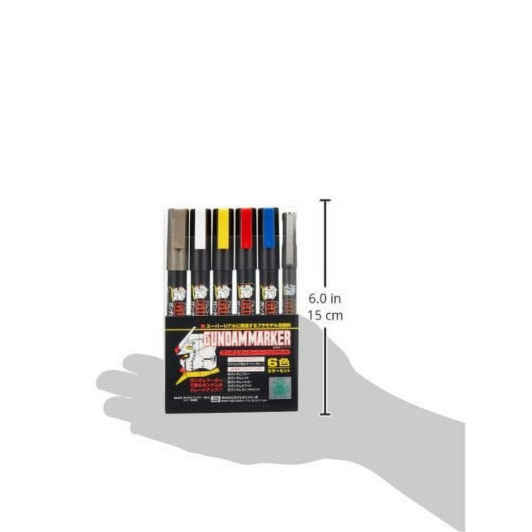GSI Creos Gundam Marker Sets of Six. 13 Different Sets Buy Two Or More And  Save