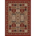 thumbnail image 1 of Radici 1834-2010-RED Como Rectangular Red Traditional Italy Area Rug- 3 ft. 3 in. W x 4 ft. 11 in. H, 1 of 1