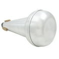 thumbnail image 4 of KAKOWELY Trombone Mute Device 1PC Tenor Slide Trombone Mute Aluminium Alloy Muffler Music Instrument Mute Device Tenor Trombone Tonometer Long Trombone Silencer for Studio Home (Silver), 4 of 4