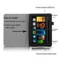 thumbnail image 6 of Fintie Folio Case for Kindle Fire HDX 7 - Slim Fit PU Leather Standing Cover with Auto Sleep/Wake, Black, 6 of 7