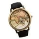 thumbnail image 3 of Reloj de pulsera de lona resistente, unisex, creativo, color negro., 3 of 7