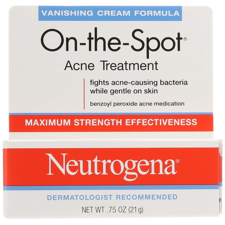 Neutrogena On-The-Spot Acne Treatment With Benzoyl Peroxide, 0.75