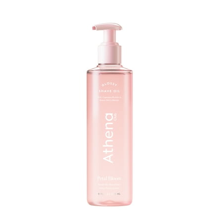 Athena Club Glossy Shave Oil - 8oz, Petal Bloom