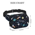 thumbnail image 4 of Fotbe Space Cangurera Cuadrada con Estampado de Doble Capa, Bolsa de Cintura Ajustable Mini para Hombres y Mujeres, 4 of 9