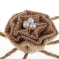 thumbnail image 4 of Abbracc 6pcs Rustic Burlap DIY Rose Flowers Rustic Wedding Craft Xmas Party Decoration, 4 of 8