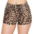 thumbnail image 3 of ALWAYS Women's Premium Super Soft Spandex Shorts Animal Leopard 377 XS, 3 of 8