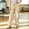 thumbnail image 5 of Bosfbaoi Cargo Pants for Women Drawstring Elastic Waist Wide Leg Lightweight Casual Trousers with Multi Pockets, 5 of 9