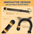 thumbnail image 3 of Weighted Ropeless Battle Ropes for Home Gym – Portable Arm Exerciser, Heavy Duty Workout Rope for Strength, HIIT & Aerobic Training, Non-Slip Handle, Compact Design, 3 of 7