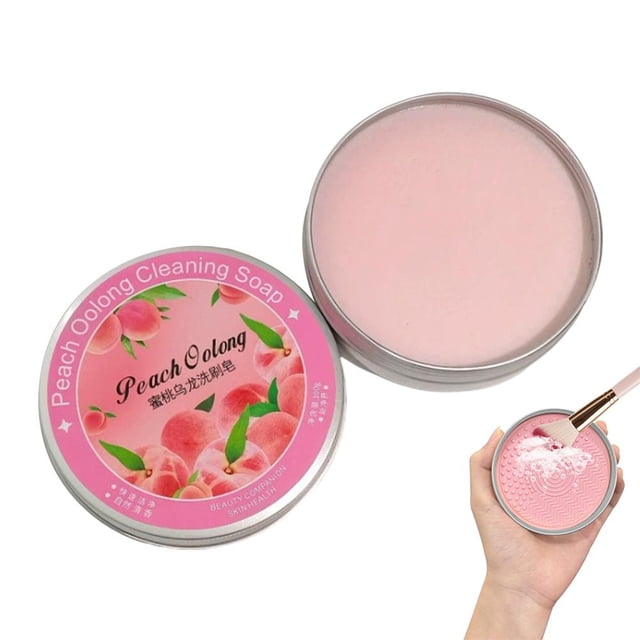 Makeup Brush Cleaner Soap Solid-Brush Cleaning Mat Tool
