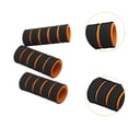 thumbnail image 6 of DimyFew 3 Pieces Pull up Bar Foam Cover Soft Thick Protector for Fitness Workout Gym Black Orange, 6 of 9