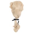 thumbnail image 7 of Mufeng Men's Colonial Wigs Colonial George Washington Costume Accessory Judge Lawyer Wig Beige One Size, 7 of 7