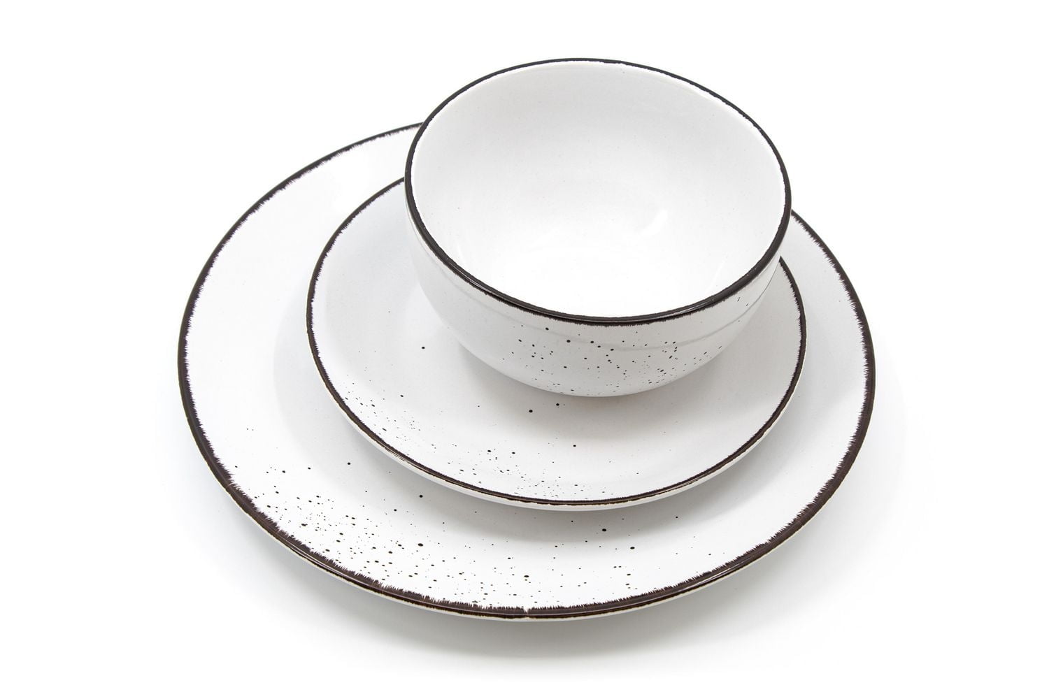 Hometrends Ensemble de 6 assiettes à dîner Gabriel