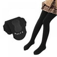 thumbnail image 1 of Soft Footed Dance Sockings Ballet Tights Kids Super Elasticity School Uniform Tights For Girls, 1 of 9