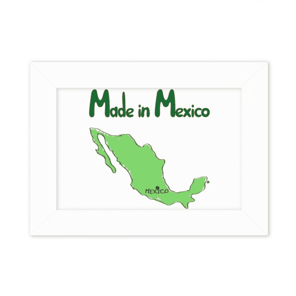 Mexico Map Country Style Mexican Photo Mount Frame Picture Art Painting Desktop 5x7 inch