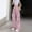 Pink, variant on Tittly Sweatpants Women Cargo Pants Women Women's Summer New Waist Draping Breathable Two Wear Casual American Harlan Sportswear Pants Cargo Joggers Womens Cargo Pants AG M
