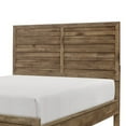 thumbnail image 3 of Zane Transitional Queen Bed, Wood Plank Design, Weathered Pine Veneer- Saltoro Sherpi, 3 of 5