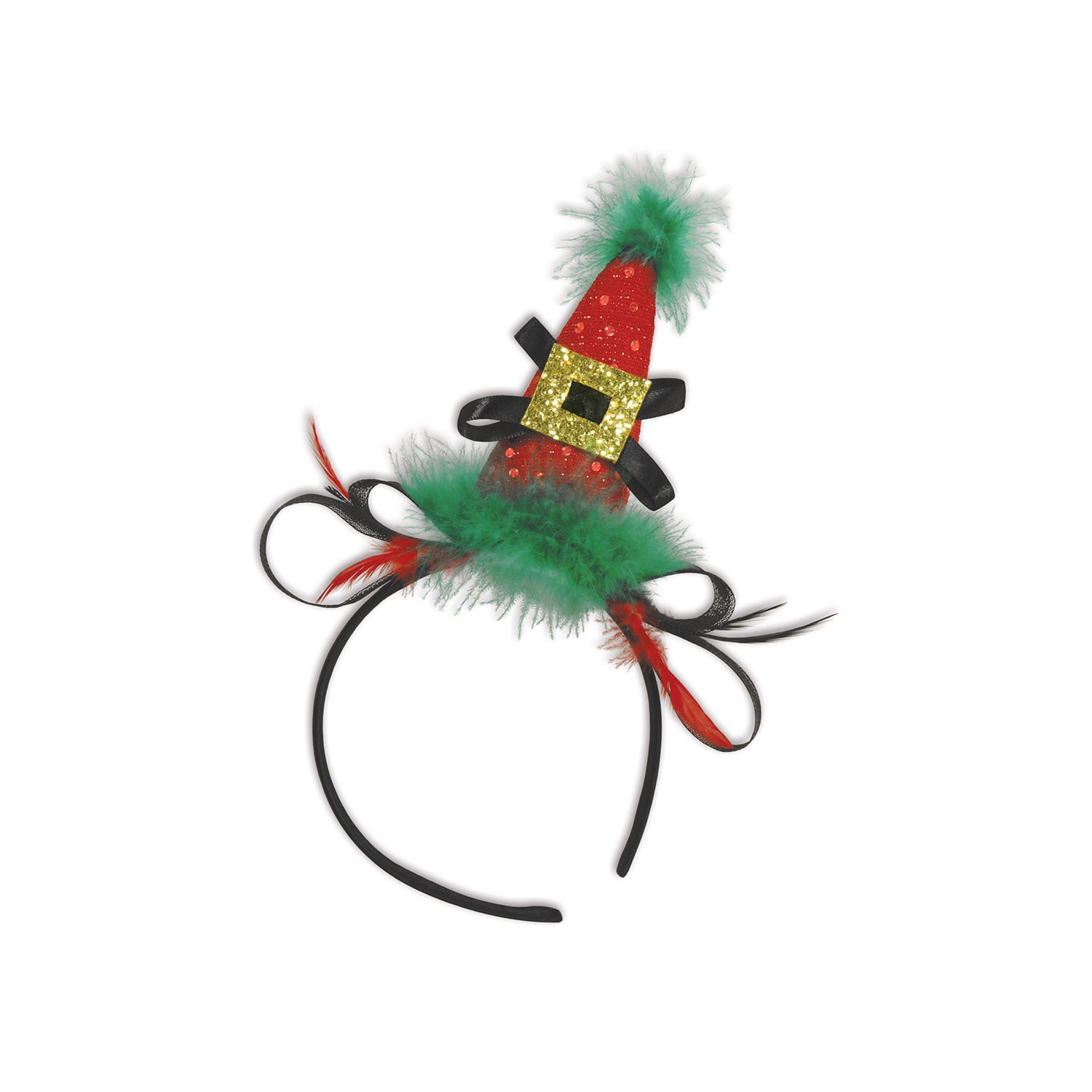 Pack of 12 Holiday Hat Christmas Headband Costume Accessories
