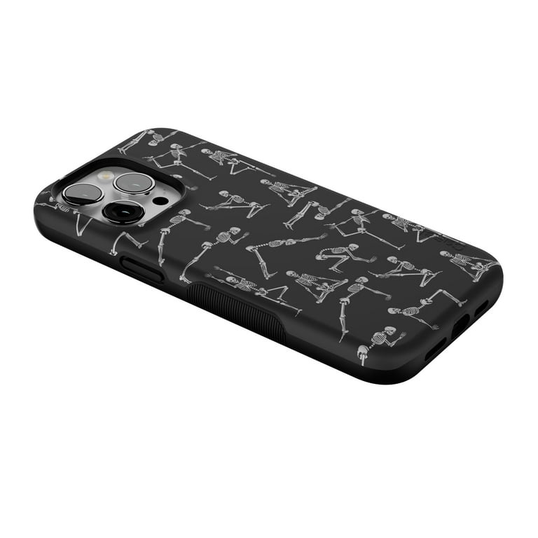 Casely iPhone 15 Pro Max Case Corpse Pose Skeleton Yoga