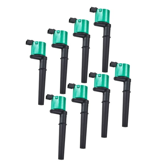 Set of 8 Green Ignition Coils Compatible with 2003-2005 Lincoln Aviator V8 4.6L and 2003-2004 Mercury Marauder V8 4.6L 2013-2014 Ford Mustang V8 5.8L Replacement for UF191 C1141