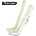 thumbnail image 4 of Women Cable Knitted Thigh High Boot Socks Winter Over Knee Braided Twist, 4 of 5