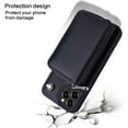 thumbnail image 4 of Wallet Case for iPhone 15 Pro Max, RFID Blocking PU Leather Purse Case with Card Holder, Crossbody Strap Magnetic Handbag Flip Cover with Detachable Zipper Pocket Women For iPhone 15 Pro Max, Black, 4 of 9