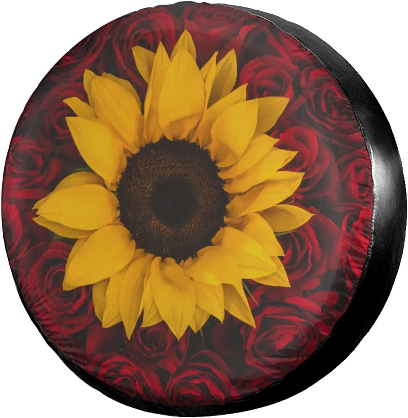 Spare Tire Cover Cute Dog Pink Wheel Covers Sun Protection Waterproof