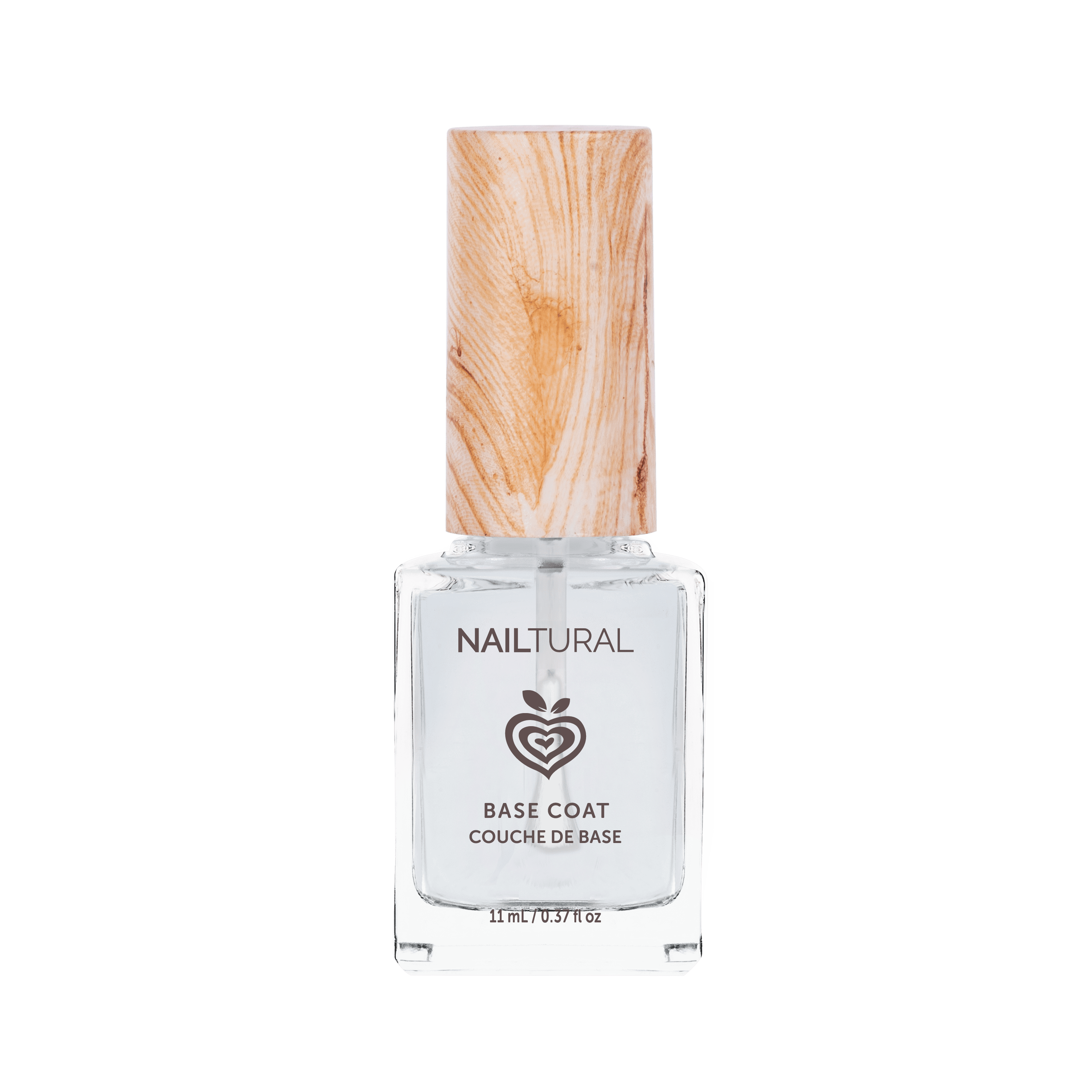 Nailtural Natural Vegan Nail Polish Base Coat, Clear