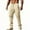 Beige, variant on cfhntfmh Cargo Sweatpants Mens Drawstring Straight Leg Joggers with Pockets Athletic Baggy Open Bottom Fleece Pants