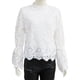 thumbnail image 3 of Suéter elegante Gibobby Tops Camisas Blusa Dama O-cuello Manga larga XL, 3 of 5