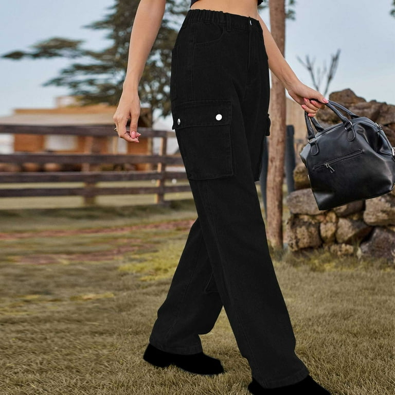 Pants For Women Trendy 2023 Trends Women'S Spring/Summer Pocket