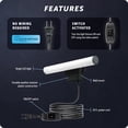 thumbnail image 4 of Globe Electric 91008615 1 Light 8-5/16" Wide 4000K Led Plug-In Outdoor Security Flood, 4 of 7