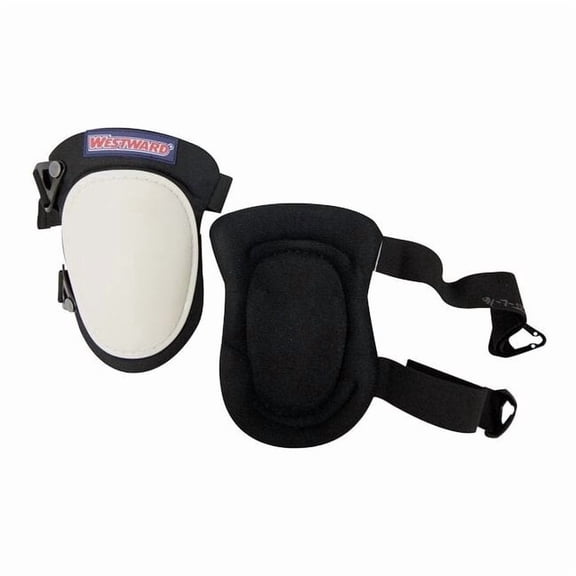 Westward Knee Pad,UNIV,Clip,Black/White,PR 5MZH6