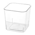 thumbnail image 3 of Small Trash Can with Lid, Mini Trash Can for Bathroom, Office and Bedroom, Small Bathroom Garbage Can with Swing Top, Compact Waste Basket for Desk, Dorm & Home, Clear - Xuniizn, 3 of 7