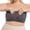 Dark Gray, variant on Women's Strapless Push up Bra Wireless Anti- Front Closure Bandeau Bras Full Coverage Everyday Bra Plus Size Wedding XXXL&Khaki