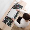 thumbnail image 3 of Long Mouse Pads for Desk,Pioneer Flower Floral Print Pattern Desk Mats on Top Of Desks, Desk Mouse Pad Extra Large with 3mm Non-Slip Base and Stitched Edge for Gaming,Office,Work,Home 31.5"x11.8", 3 of 6