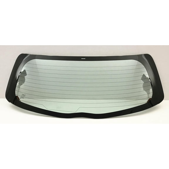 Heated Back Window Back Glass w/o Wiper Hole Style Compatible with Toyota Yaris Hatchback 2012-2019 Models