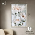 thumbnail image 5 of White Mirage III Shadowbox Print Floral Wall Decor by Art Remedy, Blonde Frame, 36 x 54, 5 of 7
