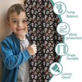 thumbnail image 3 of Blackout Kids Curtains,Colorful Skull Pattern Childrens Insulated Curtains Set Of 2,Bedroom Essentials,Toddler Room Decor 42"x54", 3 of 5