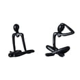 thumbnail image 1 of Escultura Abstracta De Pensador, Figura Decorativa, Adorno De Mesa Sencillo, Estatua Para Armario, Dormitorio, Estantería, Chimenea, Colección, Estante Moderno, Escritorio, Regalo De, 1 of 8