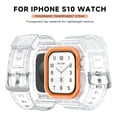 thumbnail image 5 of Correa de Silicona Transparente para Apple Watch Serie 10, 42/46mm, 5 of 5