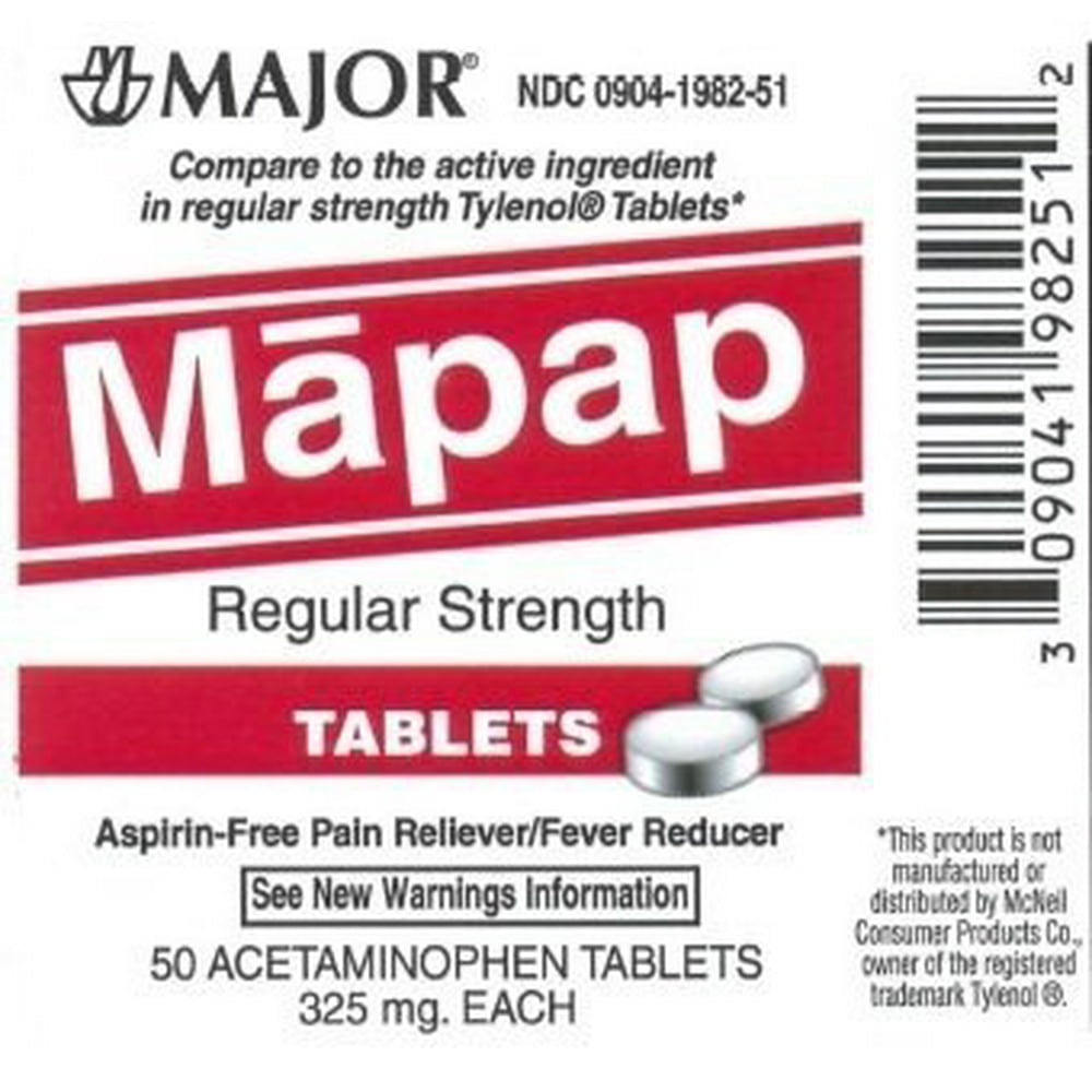 Mapap 325 Medication 