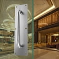 thumbnail image 3 of Poignée de Porte, Poignée de Tirette et Poussoir en Acier Inoxydable Nimoa avec Vis (Carré), 3 of 7