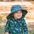 thumbnail image 5 of Jan & Jul Toddler Sun-Hat with UV Protection for Boy, Adjustable Size (M: 6-24 Months, Dinoland), 5 of 7