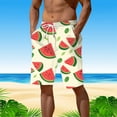 thumbnail image 2 of NOLDARES Men's Board Shorts, Quick Dry Swimwear Beach Holiday Party Bermuda Swim Big Pants(Red,XL), 2 of 5