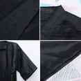 thumbnail image 3 of FRCOLOR Beauty Salon Client Robe Hot Dyeing Spa Smocks Art Hair Products Hair Cape 2pcs Black, 3 of 8